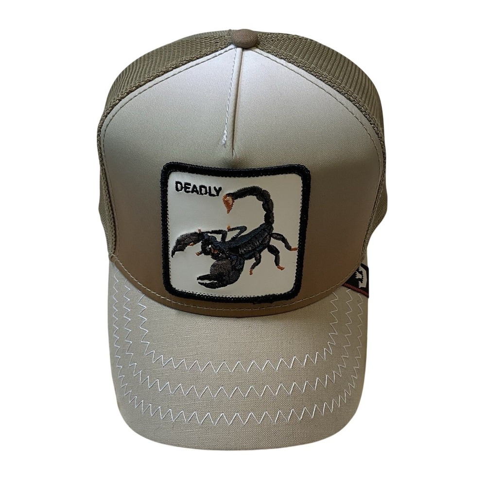Goorin Bros Trucker Farm Hat Get Over Here Deadly Scorpion Alacrán Rare Limited